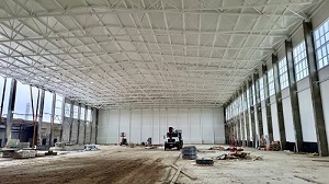 «Регионжилстрой» приступил к работам по завершению строительства футбольного манежа в Воронеже